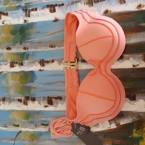 Abercrombie &Fitch Push-Up Bikini Top w/ Metal Hook